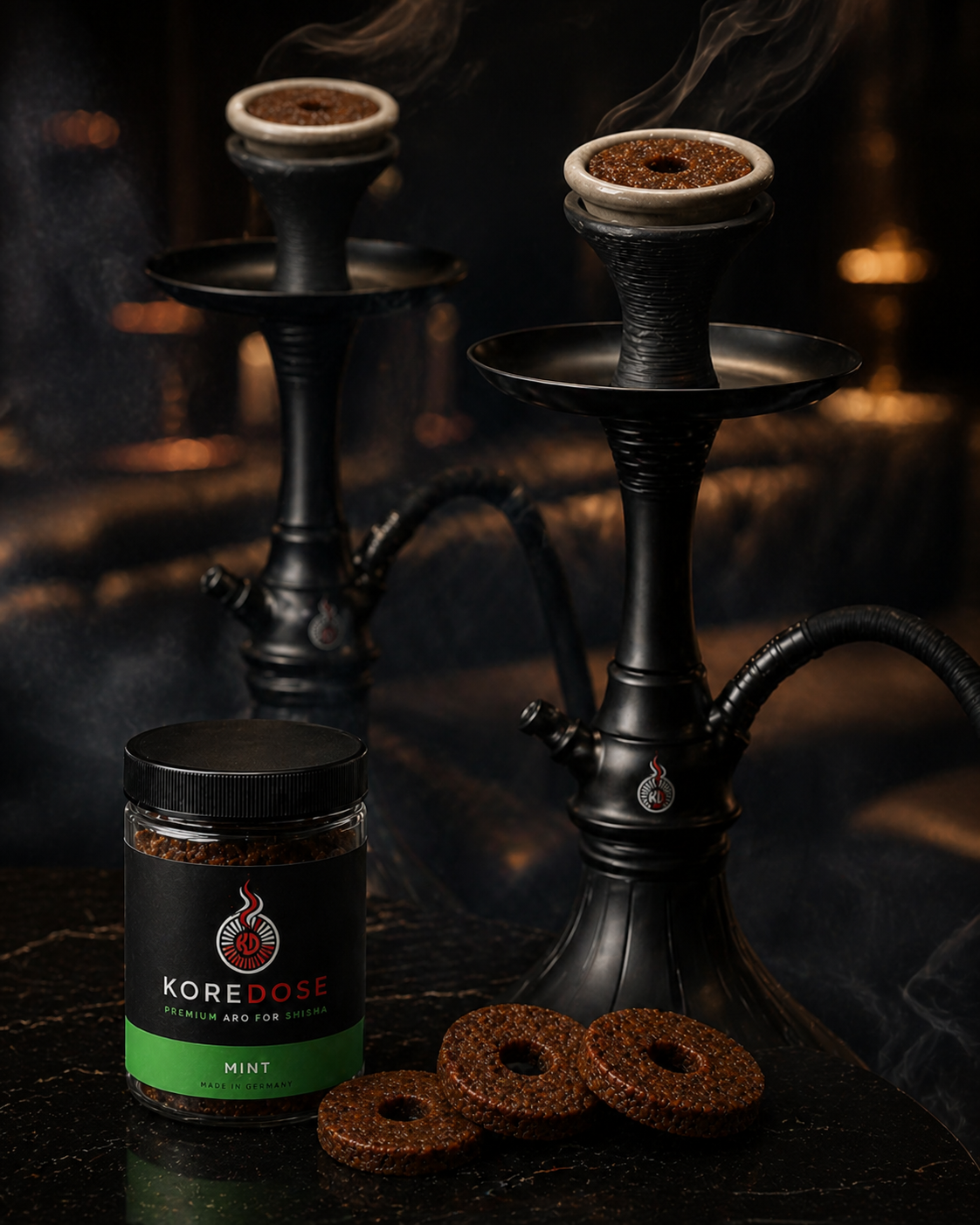 KoreDose concepto profesional shisha